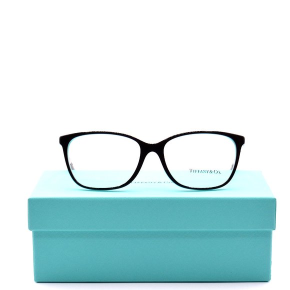NEW TIFFANY&CO TF2215B 8055 BLACK ON TIFFANY BLUE EYEGLASSES FRAME - Picture 12 of 15